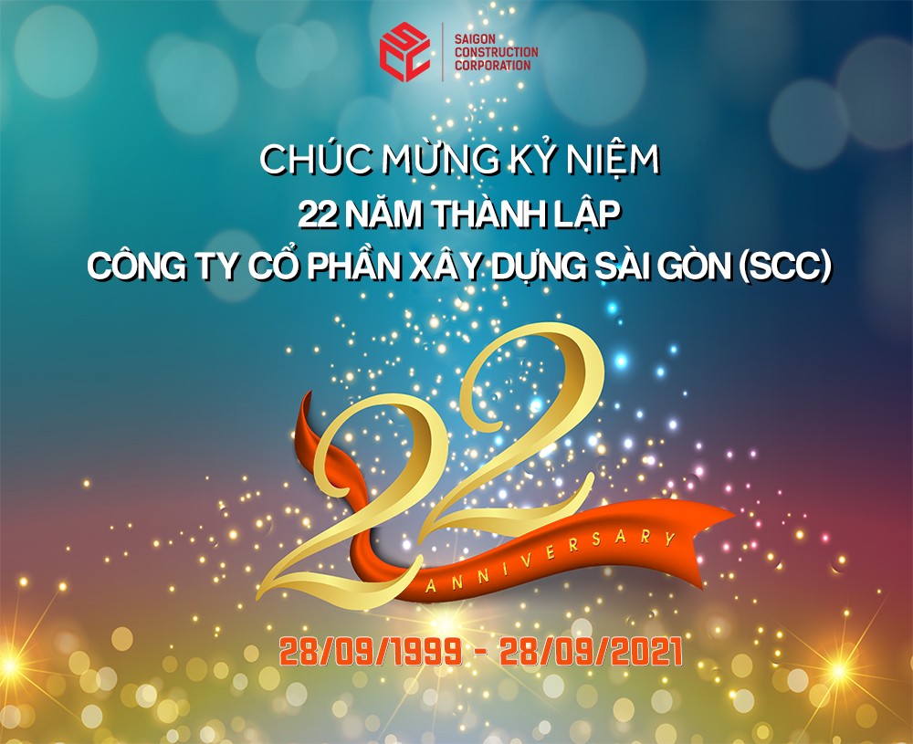 SCC - KỶ NIỆM 22 NĂM PHÁT TRIỂN BỀN VỮNG CÙNG CỘNG ĐỒNG 28/09/1999 - 28/09/2021